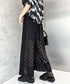 Cut-out Wide Pants